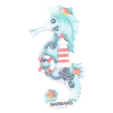 Toptan Marmaris Temalı Polyester Uv Baskılı Magnet - 32