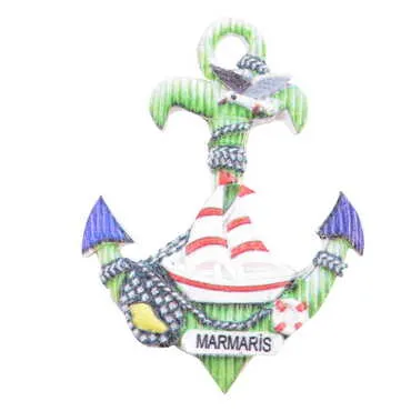 Toptan Marmaris Temalı Polyester Uv Baskılı Magnet - 37