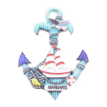 Toptan Marmaris Temalı Polyester Uv Baskılı Magnet - 38