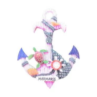 Toptan Marmaris Temalı Polyester Uv Baskılı Magnet - 39