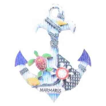 Toptan Marmaris Temalı Polyester Uv Baskılı Magnet - 42