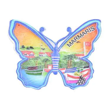 Toptan Marmaris Temalı Polyester Uv Baskılı Magnet - 47