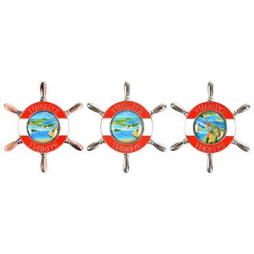 Toptan Kaş Temalı Metal Myros Dumen Magnet - 2