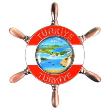 Toptan Kaş Temalı Metal Myros Dumen Magnet - 3
