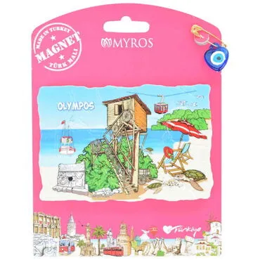 Toptan Olympos Temalı Kartonetli UV Polyester Magnet - 3