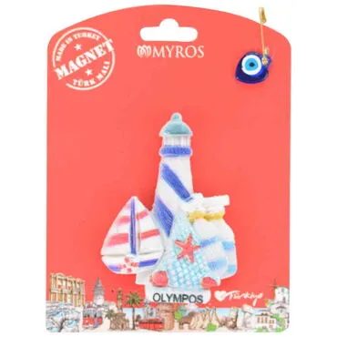 Toptan Olympos Temalı Kartonetli UV Polyester Magnet - 5