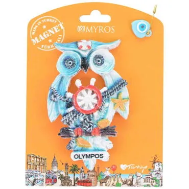 Toptan Olympos Temalı Kartonetli UV Polyester Magnet - 6