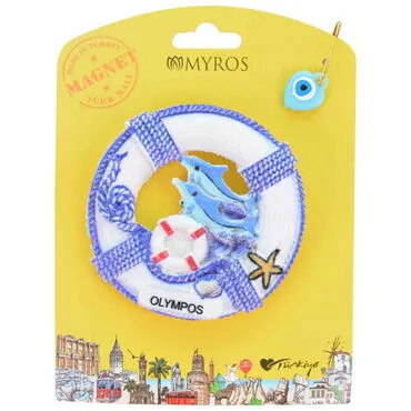 Toptan Olympos Temalı Kartonetli UV Polyester Magnet - 7