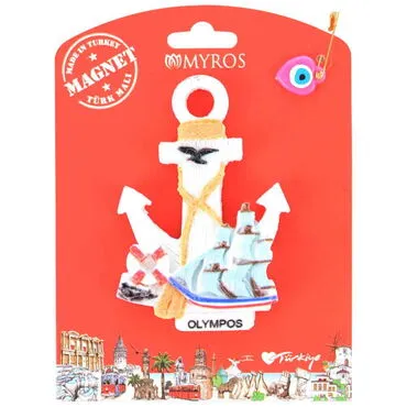 Toptan Olympos Temalı Kartonetli UV Polyester Magnet - 9