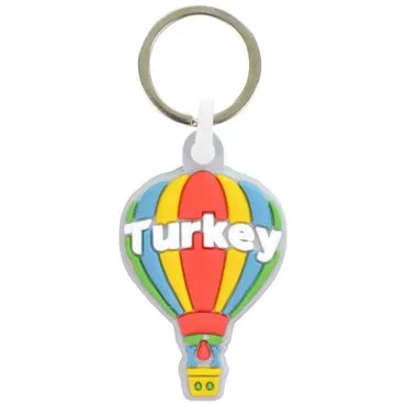 Wholesale Cappadocia Themed Rubber Keychain