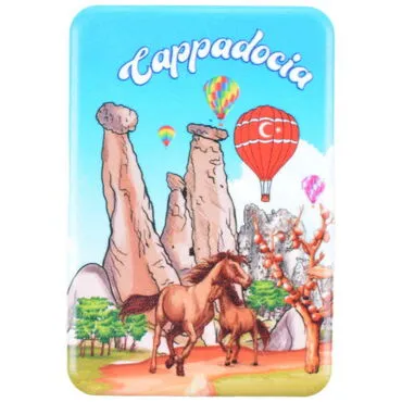 Wholesale Cappadocia Themed UV Printed Refrigerator Magnet 80x50 mm