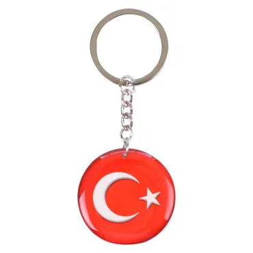 Wholesale Çıralı Themed Myros Metal Round Keychain 40x95 mm - 2