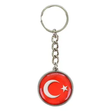 Wholesale Mersin Themed Myros Metal Round Keychain 40x95 mm - 2