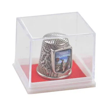 Toptan Kapadokya Temalı Myros Metal Kare Yüksük 20x25 mm - 3