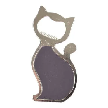 Wholesale Cappadocia Themed Myros Metal Cat Bottle Opener Refrigerator Magnet 97x48 mm - 2