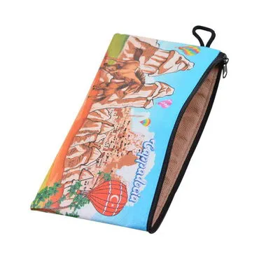Wholesale Cappadocia Themed Myros Wallet 183x97x8 mm - 2