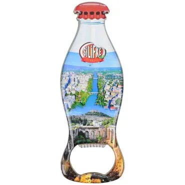 Wholesale Silifke Themed Myros Metal Bottle Opener Refrigerator Magnet 120x41 mm