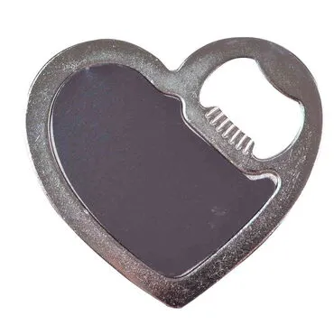 Toptan Kapadokya Temalı Myros Metal Kalp Açacak Magnet 85x76 mm - 2