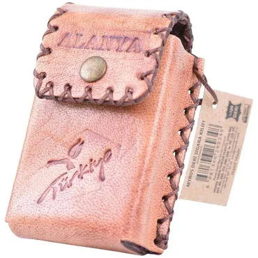 Wholesale Alanya Themed Myros Leather Cigarette Case - 3