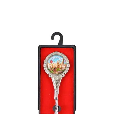 Wholesale Cappadocia Themed Myros Metal Souvenir Spoon 25x130 mm - 2