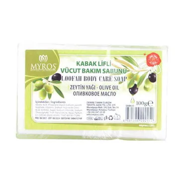 Toptan 100 Gr.d.dörtgen Zeyti̇nyaği Esansli Kabak Li̇fli̇ Vücut Bakim Sabunu 