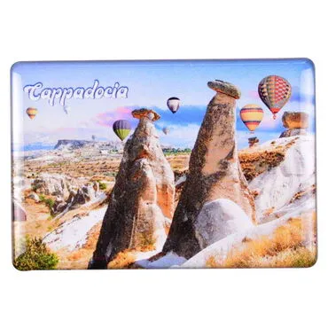 Toptan Kapadokya Temalı Myros Dikdörtgen Magnet 80x55 mm - 4