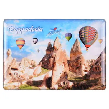 Toptan Kapadokya Temalı Myros Dikdörtgen Magnet 80x55 mm - 5
