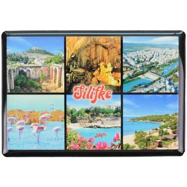 Wholesale Silifke Themed Myros Rectangle Refrigerator Magnet 80x55 mm - 6