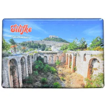 Wholesale Silifke Themed Myros Rectangle Refrigerator Magnet 80x55 mm - 7