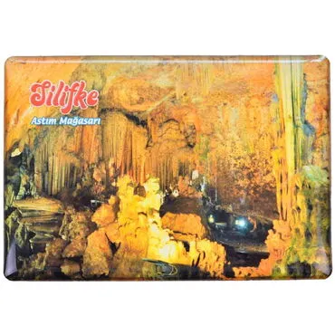Wholesale Silifke Themed Myros Rectangle Refrigerator Magnet 80x55 mm - 9