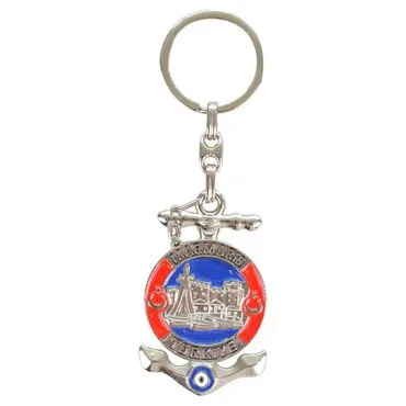 Marmaris Themed Metal Customised Enamel Keychain - 6