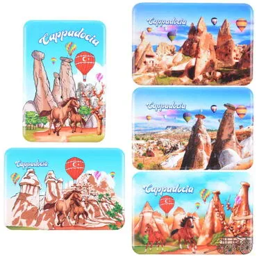 Toptan Kapadokya Temalı Uv Baskılı Magnet 80x50 mm - 3