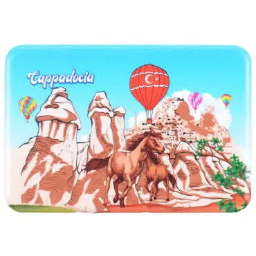 Toptan Kapadokya Temalı Uv Baskılı Magnet 80x50 mm - 4