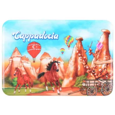 Toptan Kapadokya Temalı Uv Baskılı Magnet 80x50 mm - 5