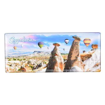 Wholesale Cappadocia Themed Myros Panoramic Refrigerator Magnet 120x50 mm - 5