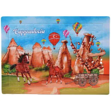 Wholesale Cappadocia Themed UV Printed Puzzle 190x270 mm - 4