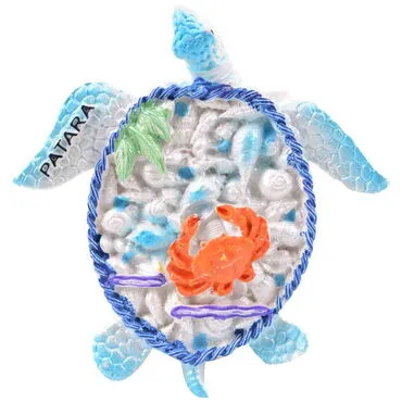 Toptan Patara Temalı Taşlı ve Sedefli Polyester Magnet - 11
