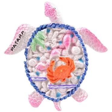 Toptan Patara Temalı Taşlı ve Sedefli Polyester Magnet - 12