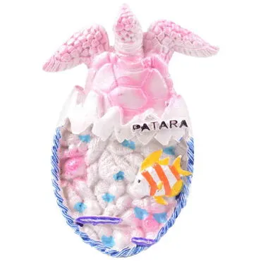 Toptan Patara Temalı Taşlı ve Sedefli Polyester Magnet - 22