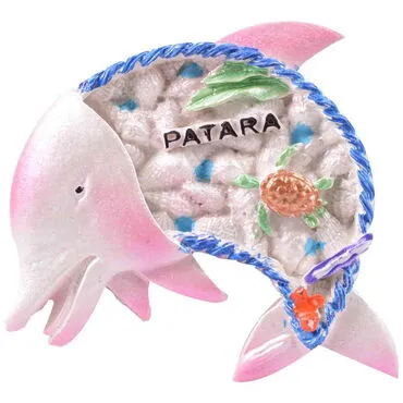 Toptan Patara Temalı Taşlı ve Sedefli Polyester Magnet - 26