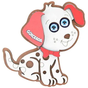 Wholesale Gökçeada Themed Myros Cardboard Packaged Wooden Refrigerator Magnet - 3