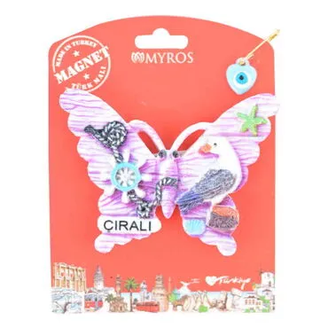 Wholesale Çıralı Themed UV Printed Carded Polyester Refrigerator Magnet - 5