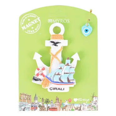 Wholesale Çıralı Themed UV Printed Carded Polyester Refrigerator Magnet - 6