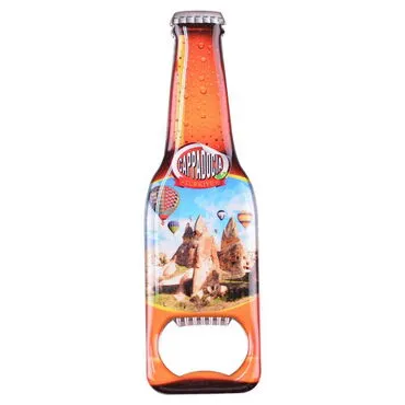 Wholesale Cappadocia Themed Myros Metal Beer Bottle Opener Refrigerator Magnet 130x39 mm - 4