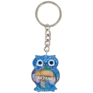 Wholesale Akyaka Themed Clear Polyester Keychain - 7