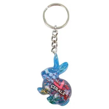 Wholesale Çıralı Themed Clear Polyester Keychain - 9