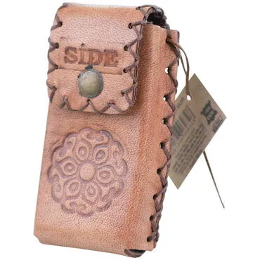 Wholesale Side Themed Myros Leather Cigarette Case - 10