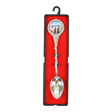 Wholesale Cappadocia Themed Myros Metal Souvenir Spoon 25x130 mm - 7