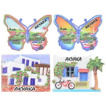 Toptan Akyaka Temalı Polyester Uv Baskılı Magnet - 5