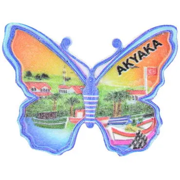 Toptan Akyaka Temalı Polyester Uv Baskılı Magnet - 18